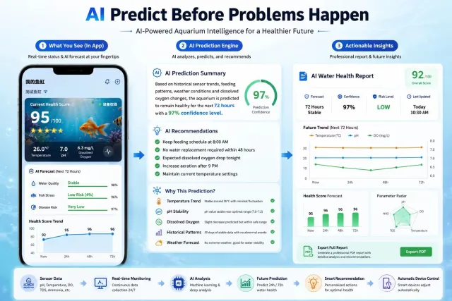 AI 水质报告 · 功能概念图